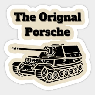 The Original Porsche Sticker